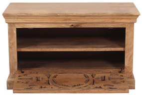 Pantofar din lemn de mango Lakadee 80x40x50 cm, 6 perechi de pantofi