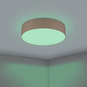 Eglo 31767 - Plafonieră LED RGBW dimabilă ROMAO-Z LED/35W/230V, Ø 57 cm, taupe