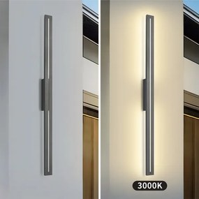 Brilagi - Aplică LED de exterior LINEO LED/24W/230V 3000K IP65 antracit