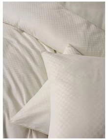 Lenjerie de pat bej din bumbac ranforcé pentru pat de o persoană 140x200 cm Checkered – Mila Home Luxury