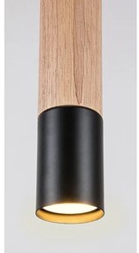 Lustră pe cablu BRAULIA 1xGU10/50W/230V fag Rabalux 72131