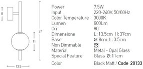 Aplica de perete LED moderna design deosebit Colleen
