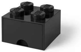 Cutie pătrată pentru depozitare LEGO®, negru
