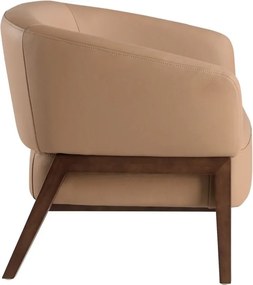 Fotoliu LUX design italian, Piele Naturala, Brown