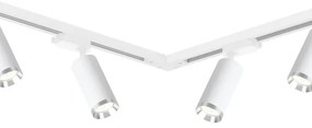 Spot pe șină MICA 6xGU10/10W/230V alb/crom mat