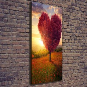 Imprimare tablou canvas Copac inima