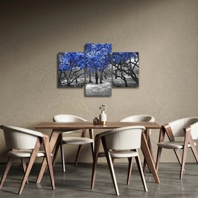 Tablou - Copaci albaștri Central Park, New York (90x60 cm)