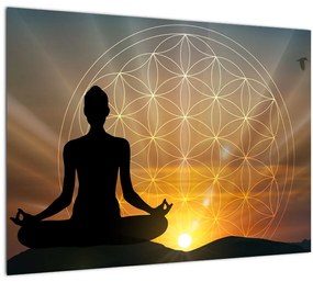 Tablou cu meditație (70x50 cm)