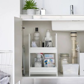 Raft suplimentar alb din metal 30x42 cm Tower – YAMAZAKI