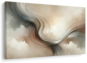Tablou linii delicate în spațiu
