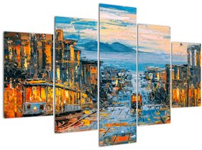 Tablou - Telecabină, San Francisco (150x105 cm)