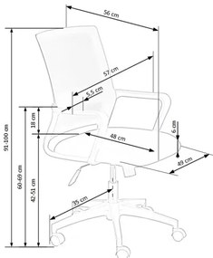 Scaun de birou TONA negru