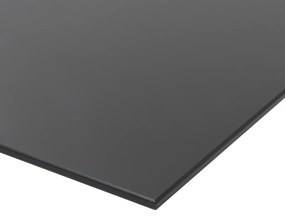 Tabla magnetica de perete neagra, sticla, 60 x 40 cm Negru, 60 x 40 cm
