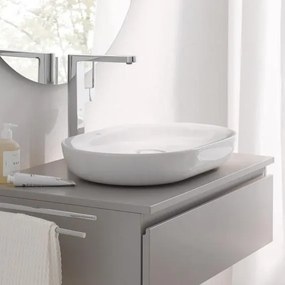 Lavoar baie pe blat, oval Grohe Essence Vessel 60x40 cm, tratament PureGuard