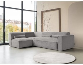 Colțar gri deschis (cu colț pe partea stângă ) Flex Felix – Miuform