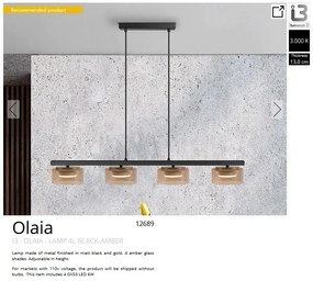 Lustra LED suspendata design modern Olaia 4L