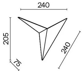 Aplică LED Maytoni C808WL-L3B TRAME LED/3W/230V negru