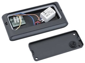 Aplică perete exterior LED FLOW LED/6W/230V IP54 negru