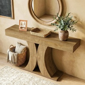 Masa Consola maro, 150 cm, masuta hol, living, dormitor - MAM2