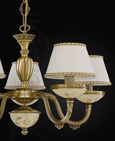 Candelabru din alama 5 brate design italian 6422