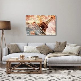 Tablou - Turnul Eiffel în stil vintage (90x60 cm)