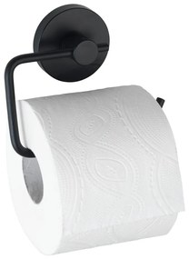 Suport pentru hârtia de toaletă Wenko Vacuum-Loc® Milazzo, negru