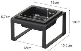 Castron ceramic cu suport pentru animale de companie Tower - YAMAZAKI