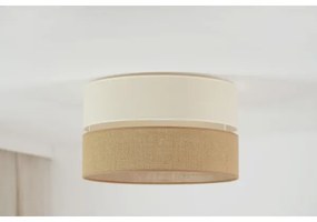 Brilagi - Plafonieră ROYAL YUTE 1xE27/15W/230V pr. 40 cm bej/crem