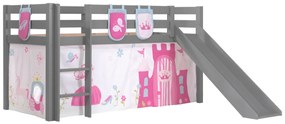 PINO PAT SEMI-INALT cu slide, perdea și 3 buzunare Princess.