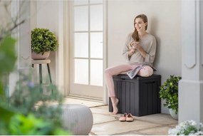 Cutie de depozitare pentru grădină gri închis din plastic Urban – Keter