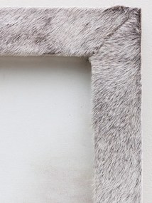 Tablou decorativ, cu rama din lemn de mango imbracata in par de bovine, Cowhide