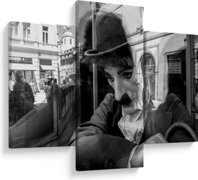 Tablou - Charles Chaplin la Praga (90x60 cm)
