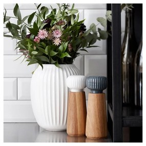 Vază din gresie Kähler Design Hammershoi, înălțime 20 cm, alb