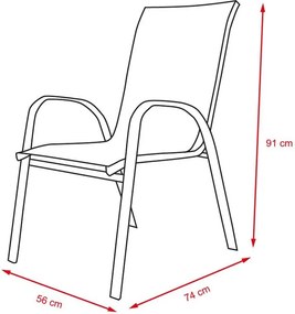 Set mobilier de grădină 8 piese Avenberg IBIZA