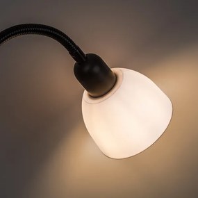 Brilagi - Lampadar ARIANA 1xE27/100W/230V + 1xE14/25W negru