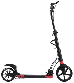 Trotineta pliabila din aluminiu NOVOKIDS™ Contrast Street Challenger, Maxim 100 kg, Inaltime reglabila 95-107 cm, Suspensie dubla, Diametru roata 230