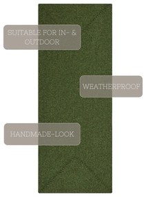 Covor verde de exterior 200x80 cm - NORTHRUGS