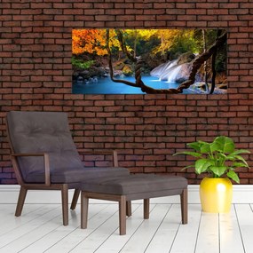 Tablou - Cascade din Asia (120x50 cm)
