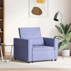 vidaXL Fotoliu 3 în 1 Convertible Albastru Jeans