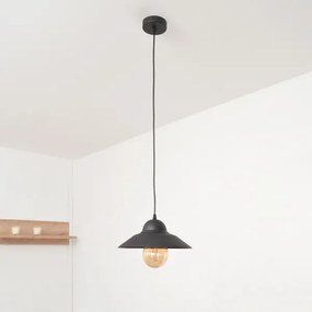 Lustră pe cablu SORAPIS 1xE27/15W/230V negru