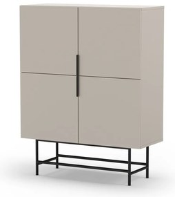 Dulap crem 100x128 cm Eldia – Marckeric