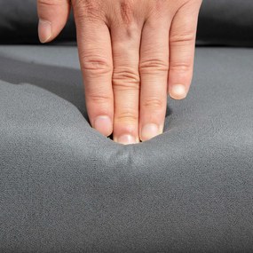 HOMCOM Scaun de birou pivotant la 360° cu Inaltime Reglabila din Material Respirabil, cu Perna, 60x60x79-91 cm, Gri | Aosom Romania