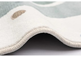 Covor pentru copii verde-fildeș ø133 cm Joyful Mint – FD