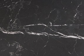 Masuta MODERN BAROCK 100cm crom/ negru A-44368 VC