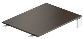 Element de actiune Creator 80 x 60 cm, baza alba, fara picioare, wenge