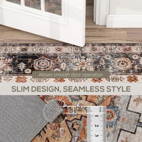 HOMCOM Covor cu Fir Scurt Boem Antiderapant și Lavabil 230x160 cm Maro | Aosom Romania