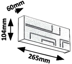 Rabalux 8873 - Aplică perete exterior LED MARIBOR LED/12W/230V IP65