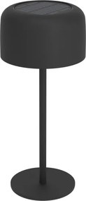 Eglo 901889 - Lampă de masă solară LED ROCCANOVA LED/2,8W/3,7V IP44 neagră