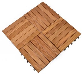6 plăci de parchet din lemn de frasin Rojaplast - Thermowood