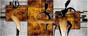 Tablou - Motiv cultura africană (120x50 cm)